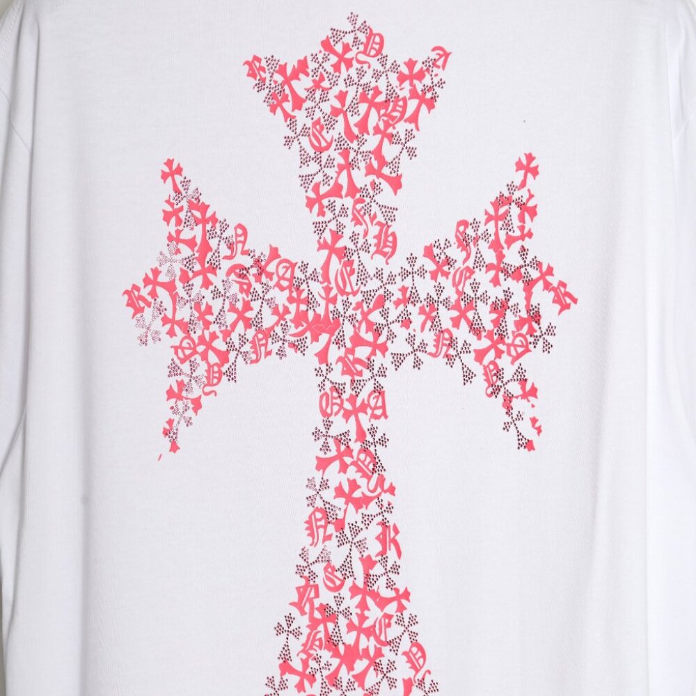 Chrome Hearts Cross Print Rhinestone T-shirt - Picture 4 of 9